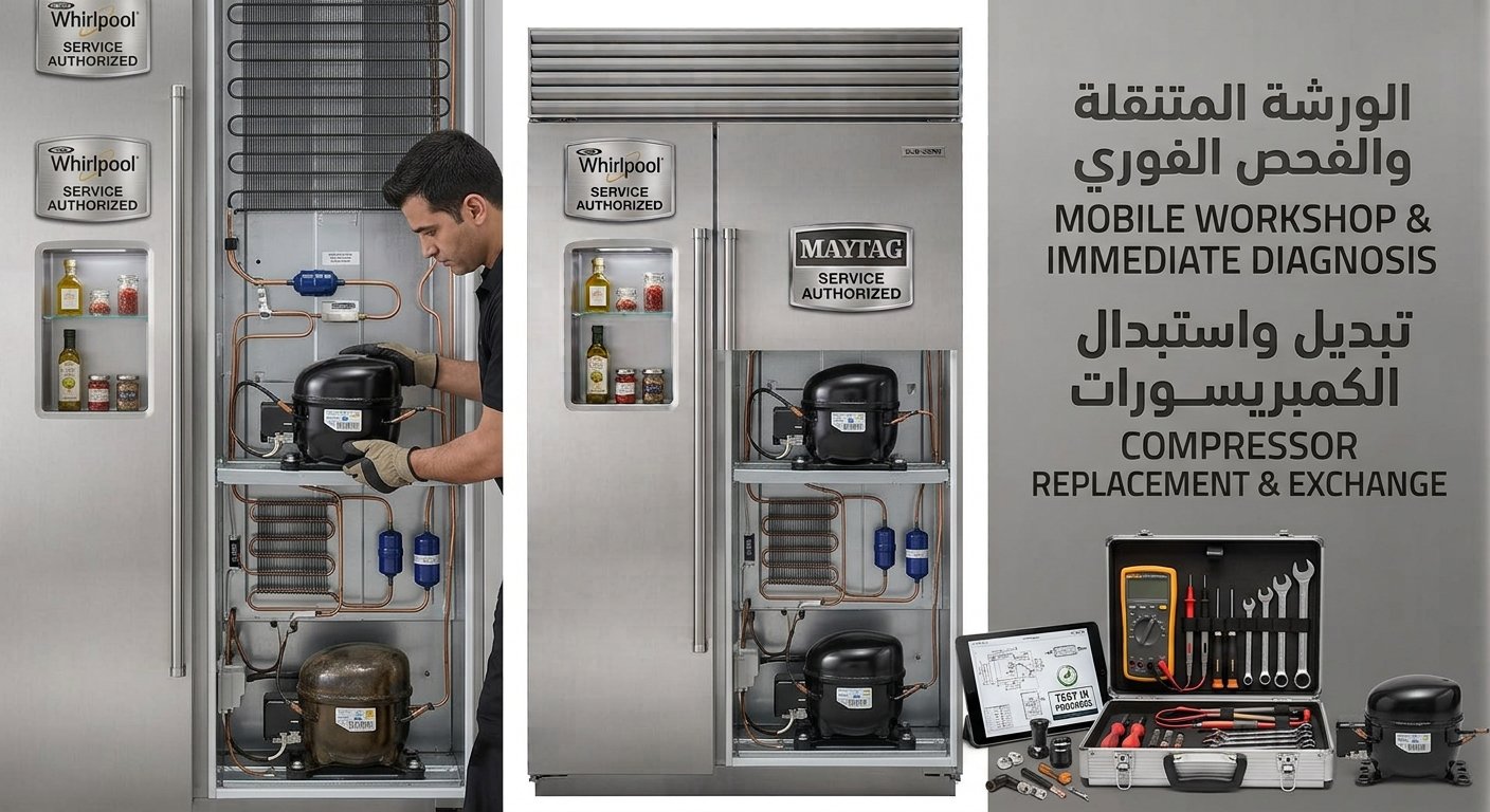 تبديل واستبدال الكمبريسورات